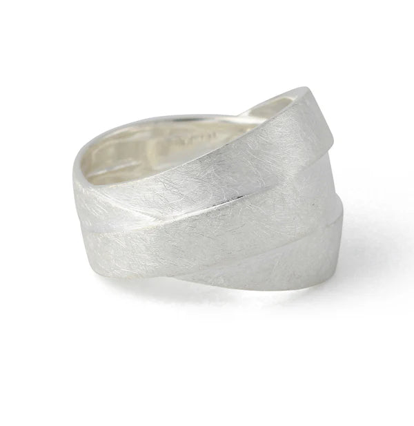 3 bands wide - Zilveren Ring