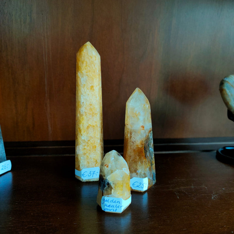 Golden healer, obelisk