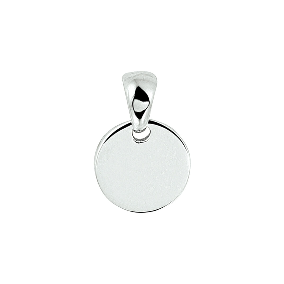 Graveerhanger rond | Zilver | 10.5 mm