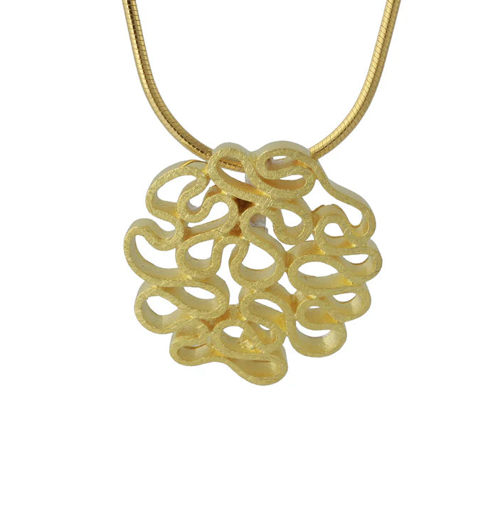 PRE ORDER - Vergulde hanger 'Ribbon'