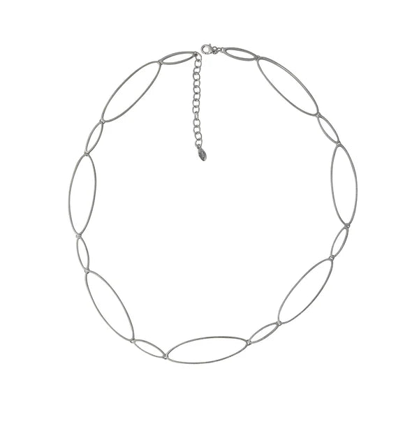 PRE ORDER - Zilveren schakel ketting