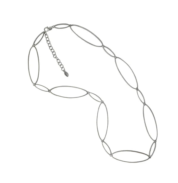 PRE ORDER - Zilveren schakel ketting