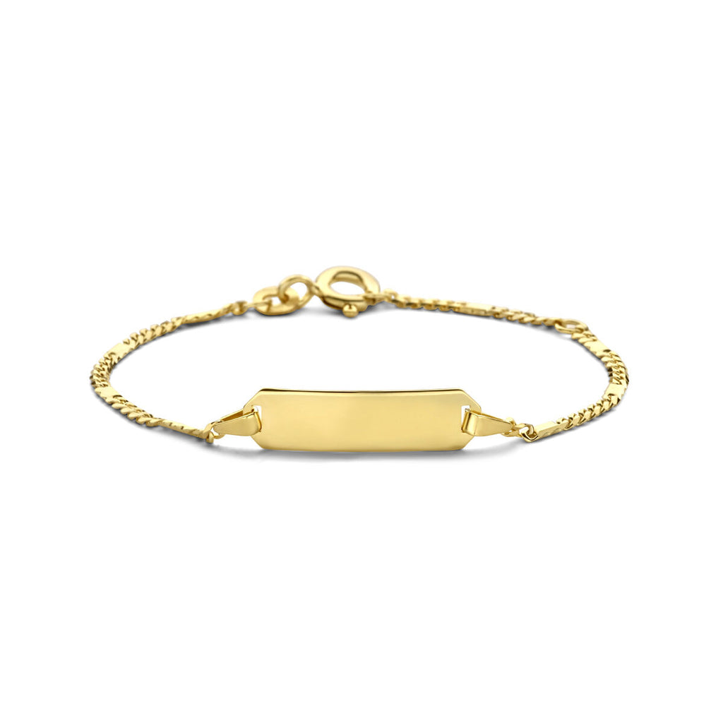 Graveerarmband rechthoekig | 9 - 15 cm | Figaro