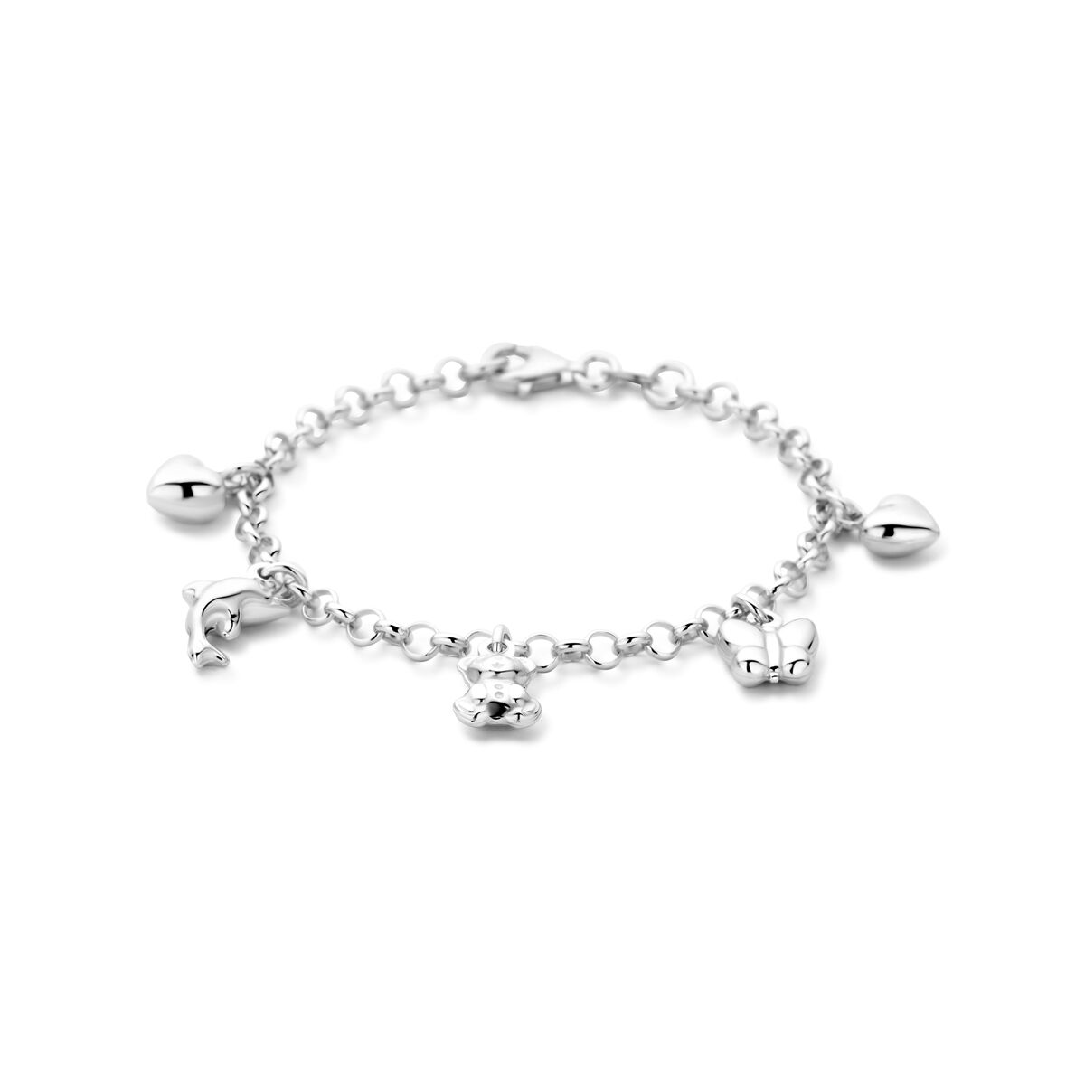 Kinder armband bedels | 11-15 cm | Zilver