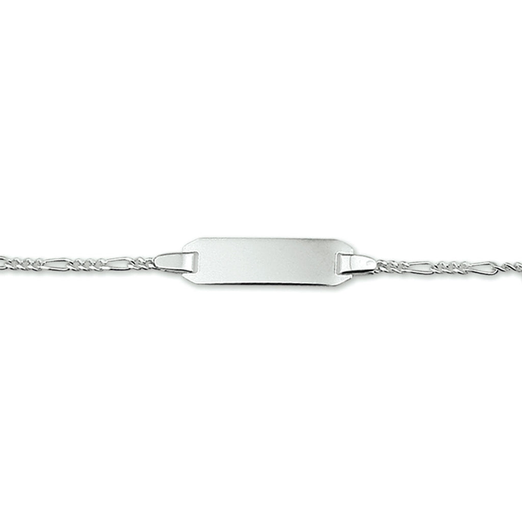 Graveerarmband rechthoekig | 9 - 15 cm | Figaro