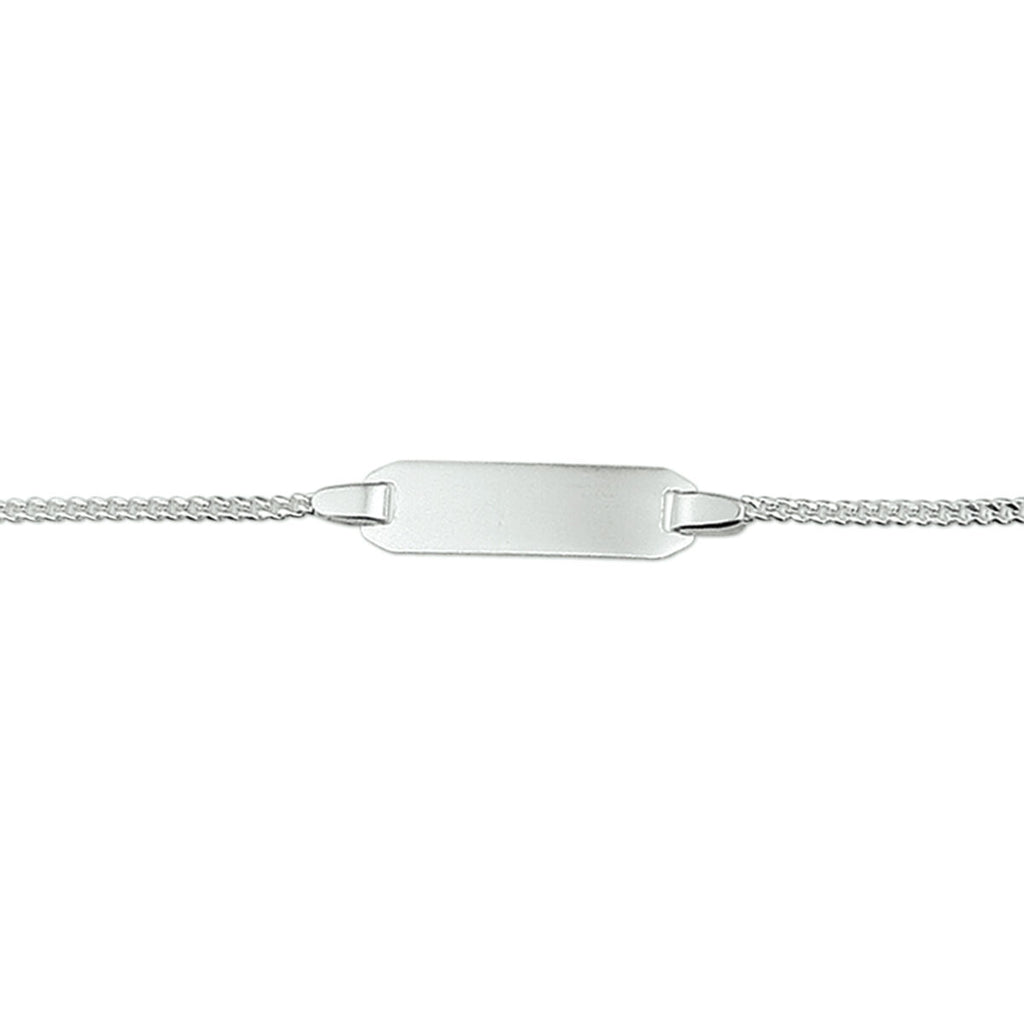 Graveerarmband rechthoekig | 9-11 cm | Gourmette