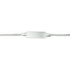 Graveerarmband rechthoekig | 9-11 cm | Gourmette