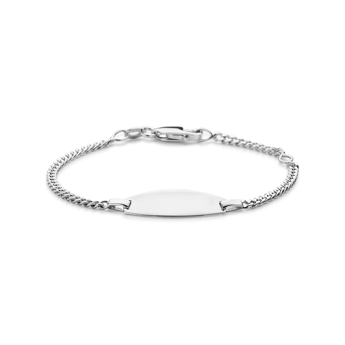 Graveerarmband ovaal | 11 - 13 cm | Zilver