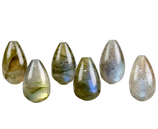 Labradoriet |  13x8 mm | druppel glad | LE605