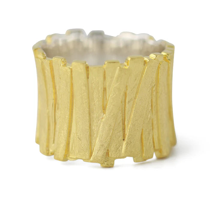 PRE ORDER - Vergulde zilveren Ring 'Eldorado'