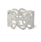 PRE ORDER - zilveren Ring 'Ribbon'