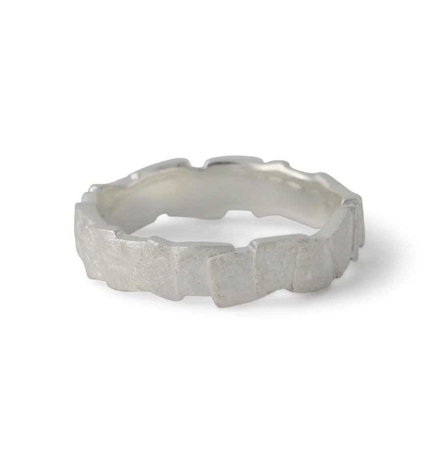 Blocks - Zilveren Ring