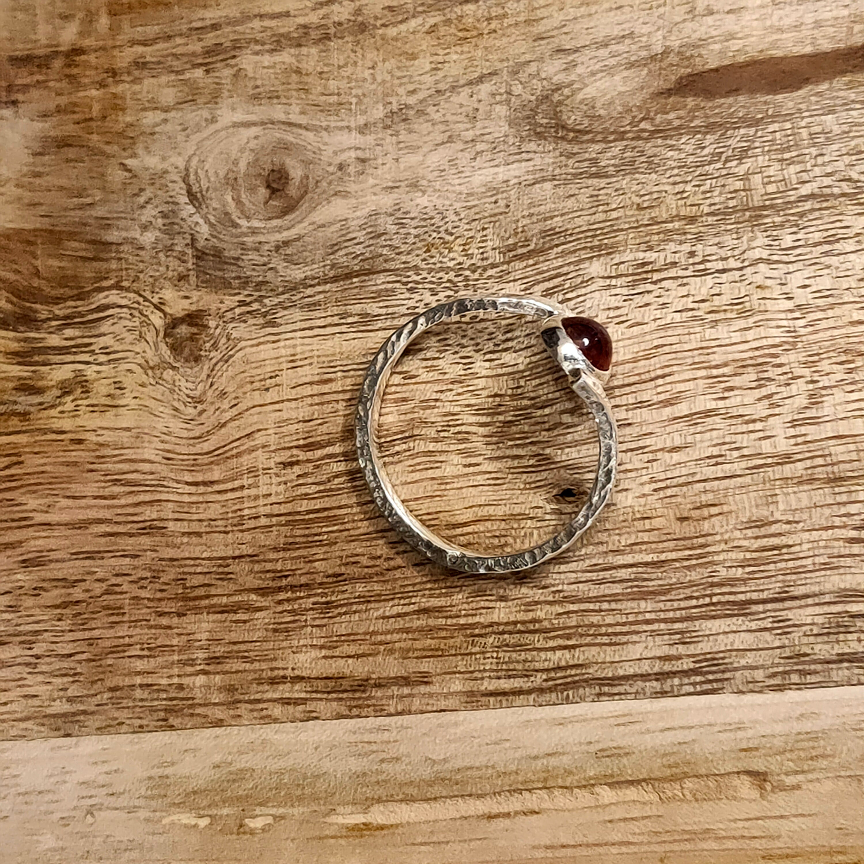 Solvian - Zilveren citrien ring