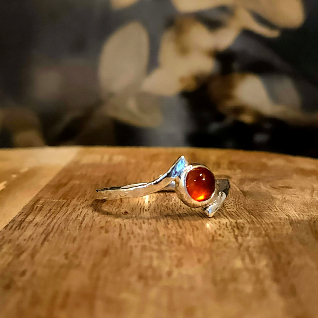 Solvian - Zilveren citrien ring