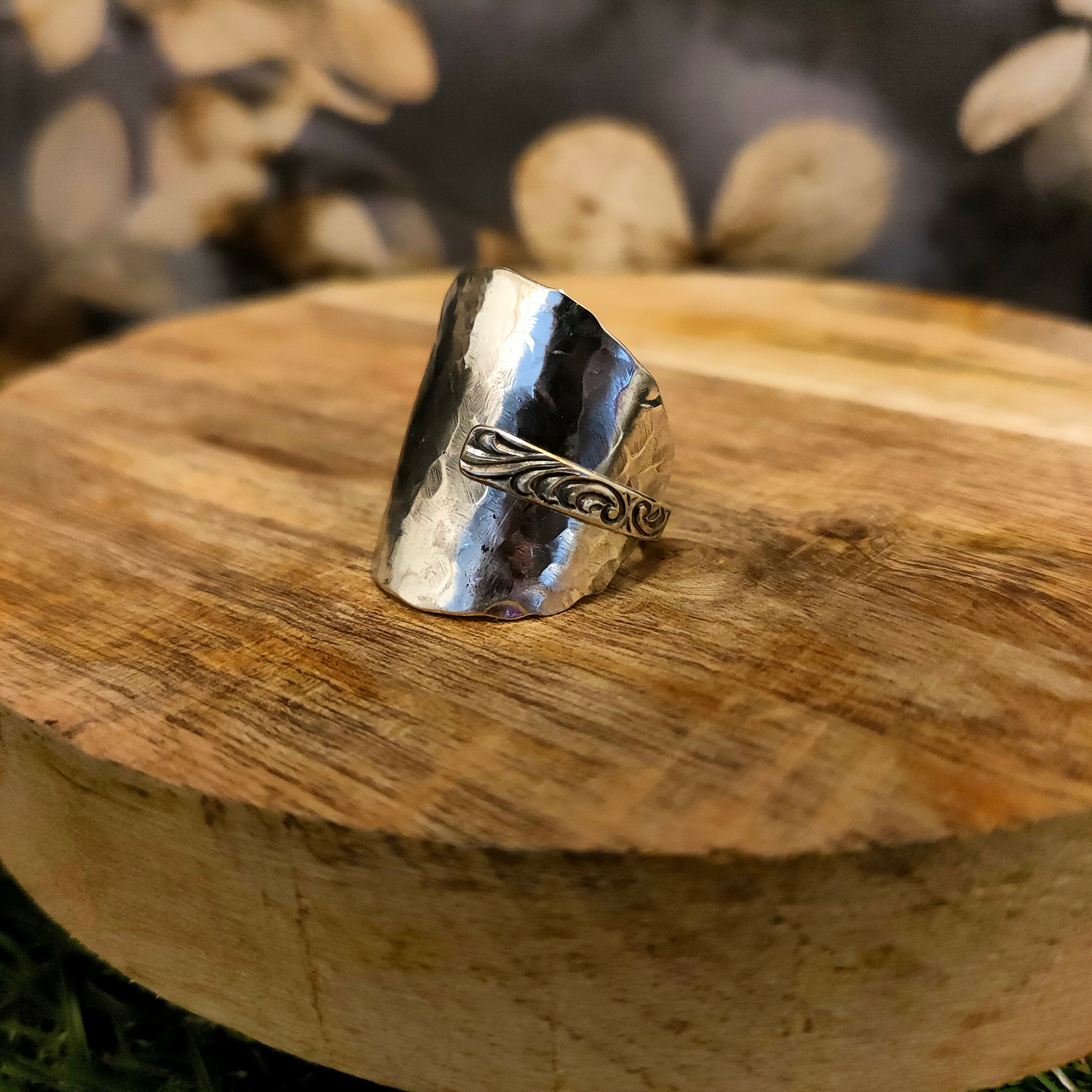 Silvarin - Zilveren Lepelring
