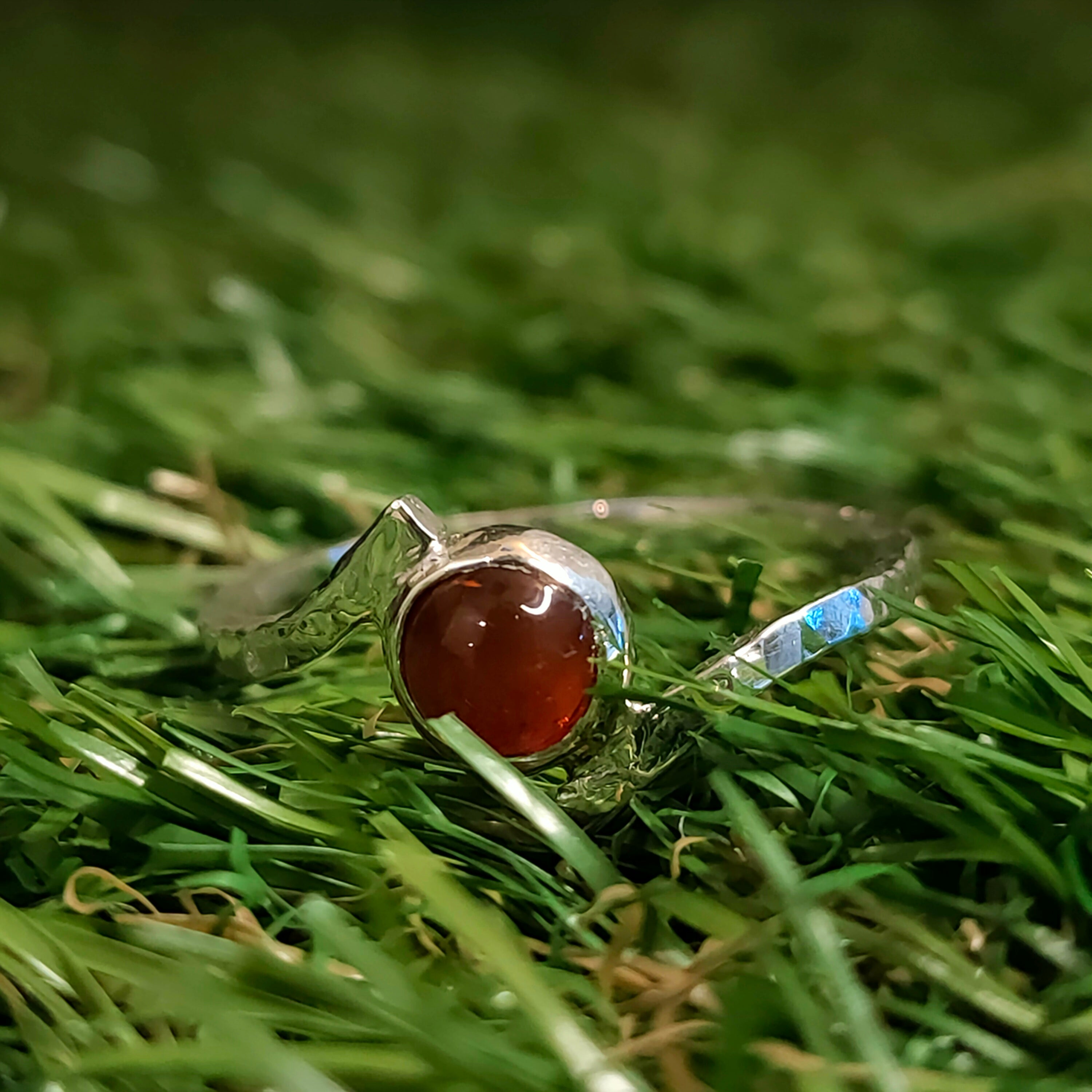 Solvian - Zilveren citrien ring