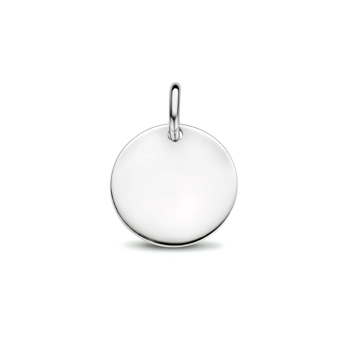 Graveerhanger rond | Zilver | 16 mm
