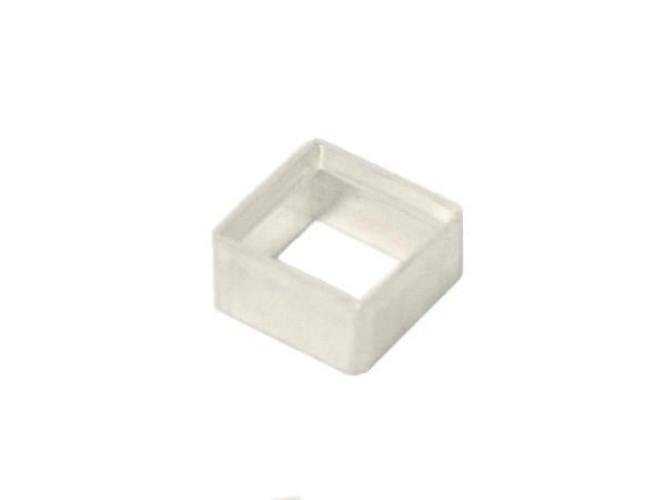 Zilveren zetkast vierkant 5 mm