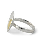 PRE ORDER - Zilveren en Vergulde Ring 'Double'