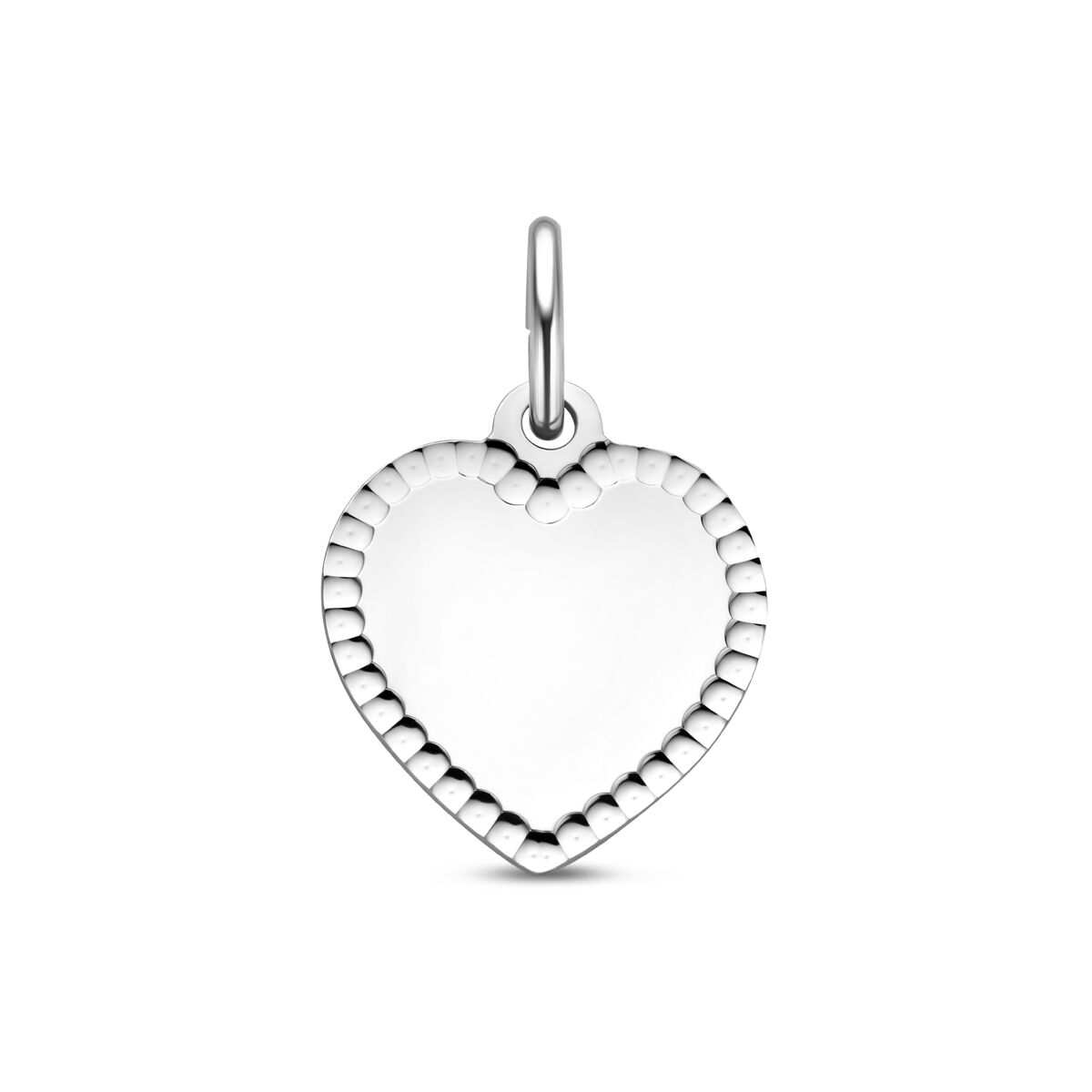 Graveerhanger Hart | Zilver | 19 mm